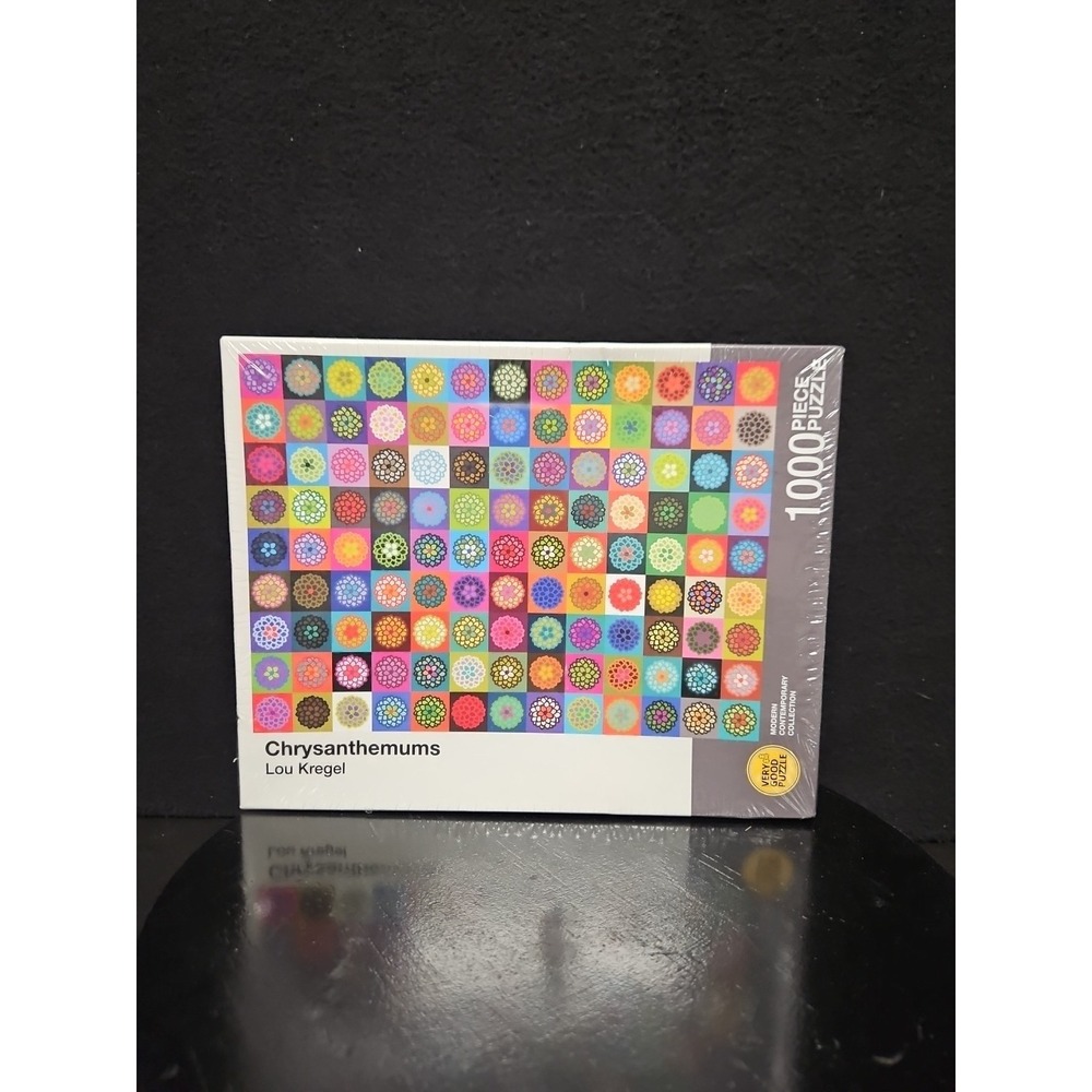 Very Good Puzzle Co Chrysanthemums 1000 Piece Factory Sealed Modern Contemporary